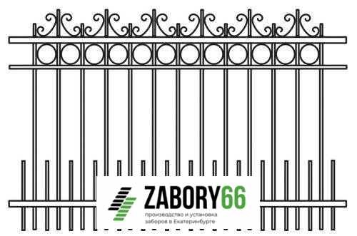 Сварной забор №46