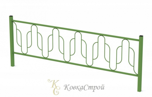 Газонное ограждение кованое №38