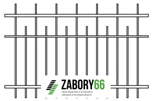 Сварной забор №35