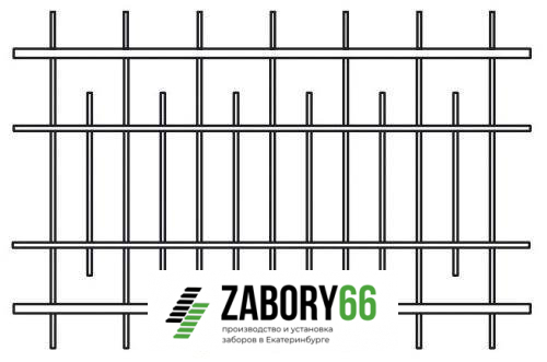 Сварной забор №36