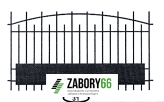 Сварной забор №31