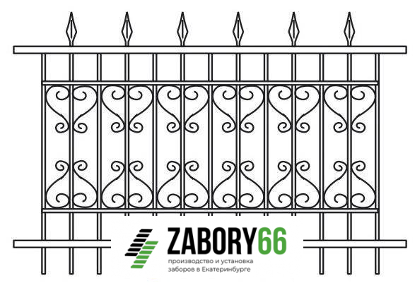 Сварной забор №55
