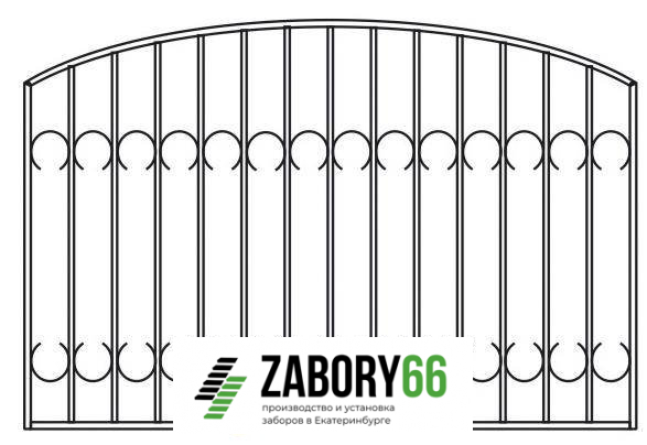 Сварной забор №48