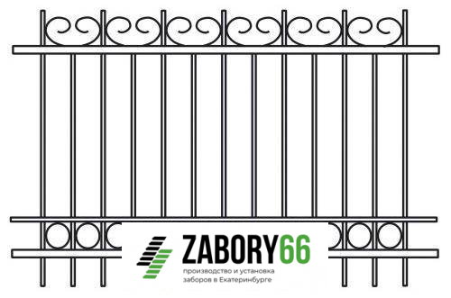 Сварной забор №44